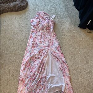 Birdy Grey Floral Wedding Dress in Pink and White